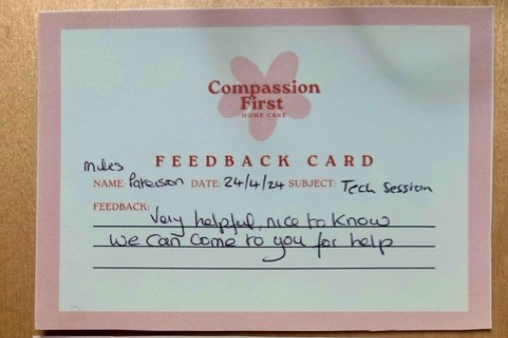 Compassion First - Tech Session